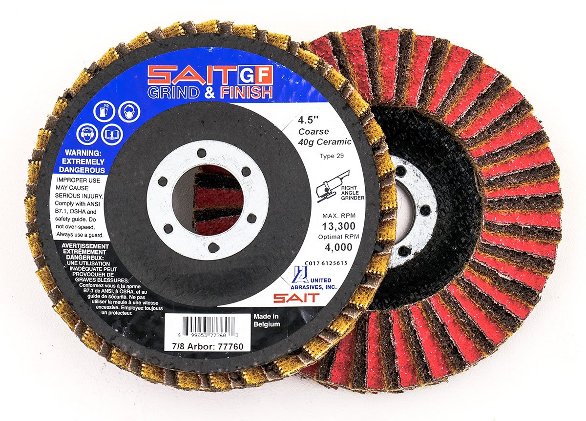 SAIT GF Grind & Finish Flap Discs - United Abrasives